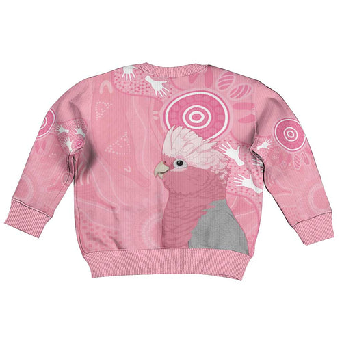 Australia Breast Cancer Awareness Kid Ugly Christmas Sweater Galah Faith Hope Love Pink Month - Aussie Hoodie