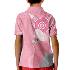 Australia Breast Cancer Awareness Kid Polo Shirt Galah Faith Hope Love Pink Month - Aussie Hoodie