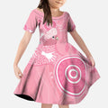 Australia Breast Cancer Awareness Kid Short Sleeve Dress Galah Faith Hope Love Pink Month - Aussie Hoodie