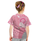 Australia Breast Cancer Awareness Kid T Shirt Galah Faith Hope Love Pink Month - Aussie Hoodie