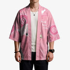 Australia Breast Cancer Awareness Kimono Galah Faith Hope Love Pink Month - Aussie Hoodie