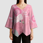 Australia Breast Cancer Awareness Kimono Sleeve Blouse Galah Faith Hope Love Pink Month - Aussie Hoodie