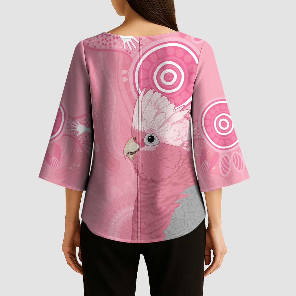 Australia Breast Cancer Awareness Kimono Sleeve Blouse Galah Faith Hope Love Pink Month - Aussie Hoodie