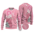 Australia Breast Cancer Awareness Ugly Christmas Sweater Galah Faith Hope Love Pink Month - Aussie Hoodie