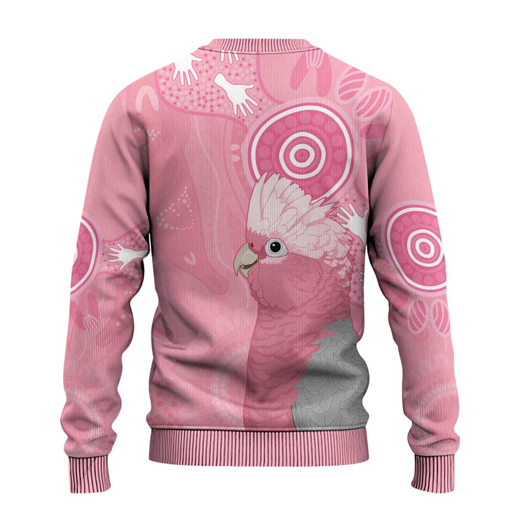 Australia Breast Cancer Awareness Ugly Christmas Sweater Galah Faith Hope Love Pink Month - Aussie Hoodie