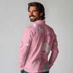 Australia Breast Cancer Awareness Long Sleeve Polo Shirt Galah Faith Hope Love Pink Month - Aussie Hoodie
