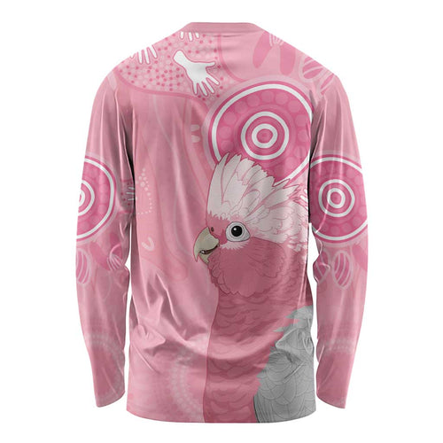 Australia Breast Cancer Awareness Long Sleeve Shirt Galah Faith Hope Love Pink Month - Aussie Hoodie
