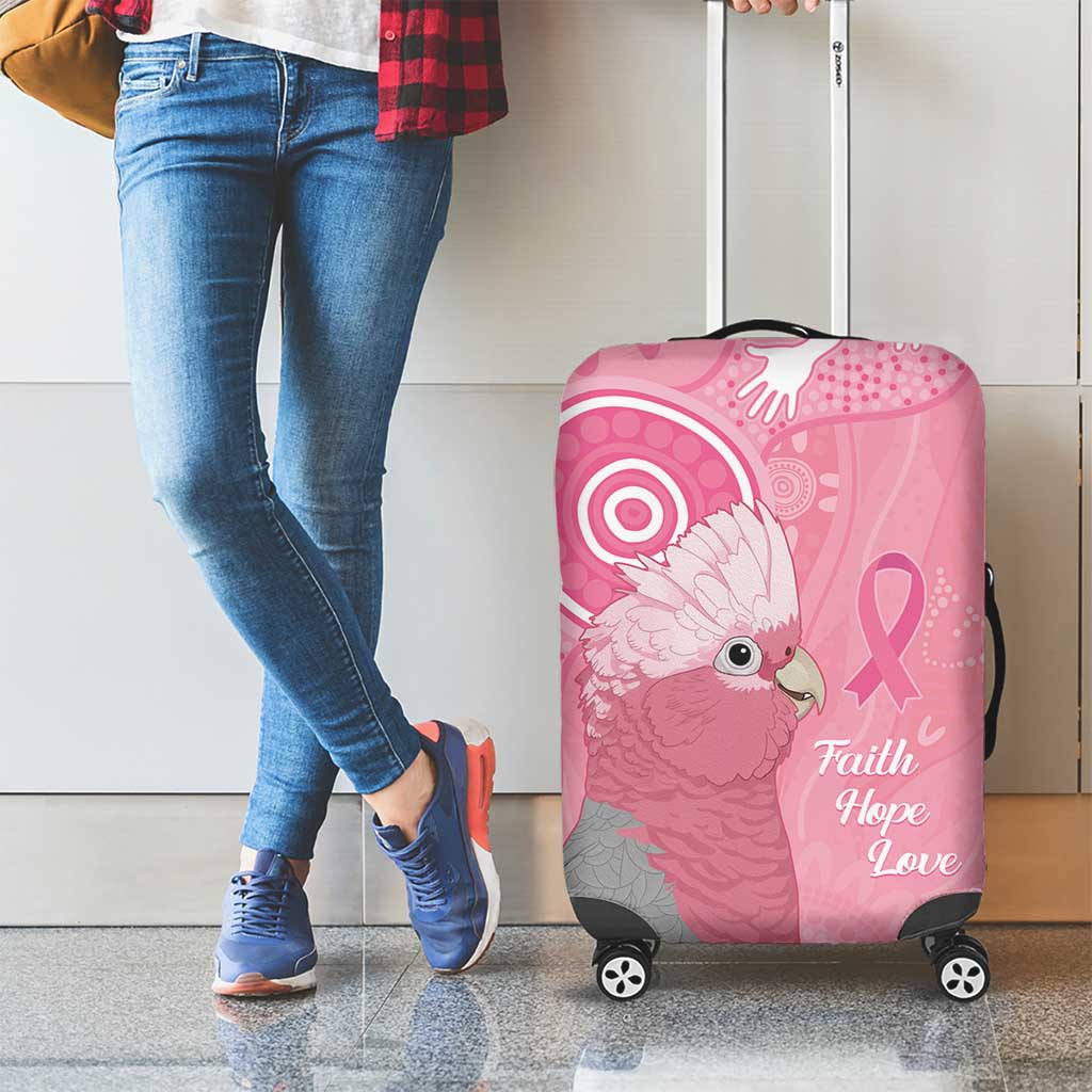 Australia Breast Cancer Awareness Luggage Cover Galah Faith Hope Love Pink Month - Aussie Hoodie