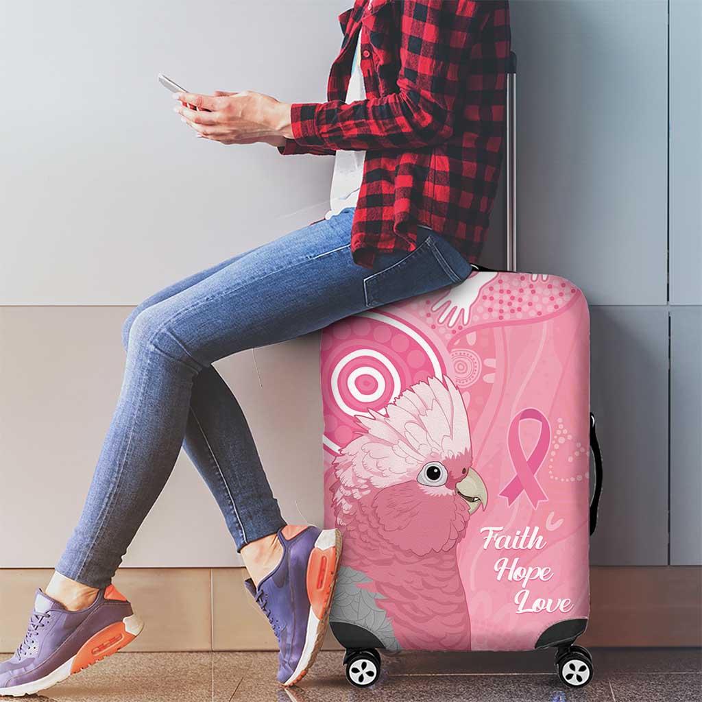 Australia Breast Cancer Awareness Luggage Cover Galah Faith Hope Love Pink Month - Aussie Hoodie