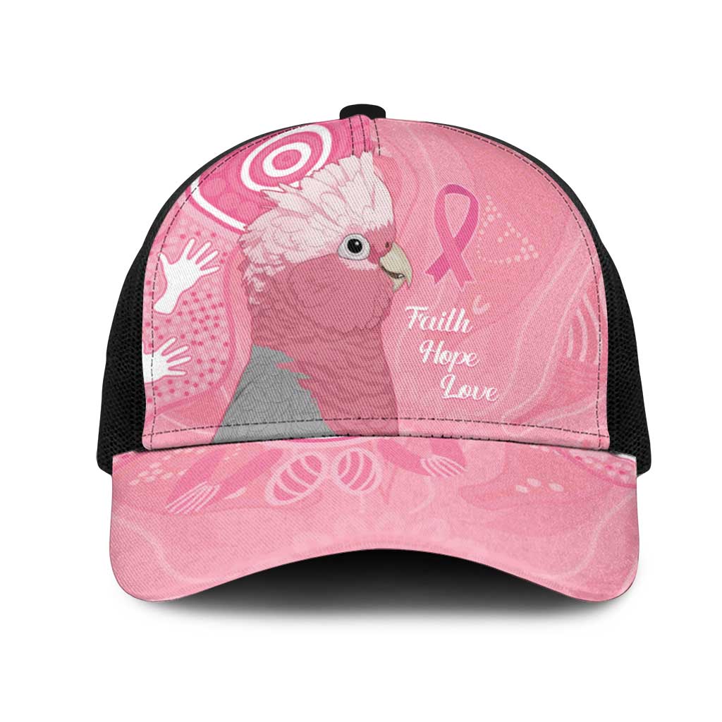 Australia Breast Cancer Awareness Mesh Trucker Cap Galah Faith Hope Love Pink Month - Aussie Hoodie
