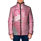 Australia Breast Cancer Awareness Padded Jacket Galah Faith Hope Love Pink Month - Aussie Hoodie