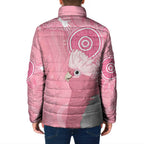 Australia Breast Cancer Awareness Padded Jacket Galah Faith Hope Love Pink Month - Aussie Hoodie