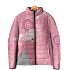 Australia Breast Cancer Awareness Padded Jacket Galah Faith Hope Love Pink Month - Aussie Hoodie