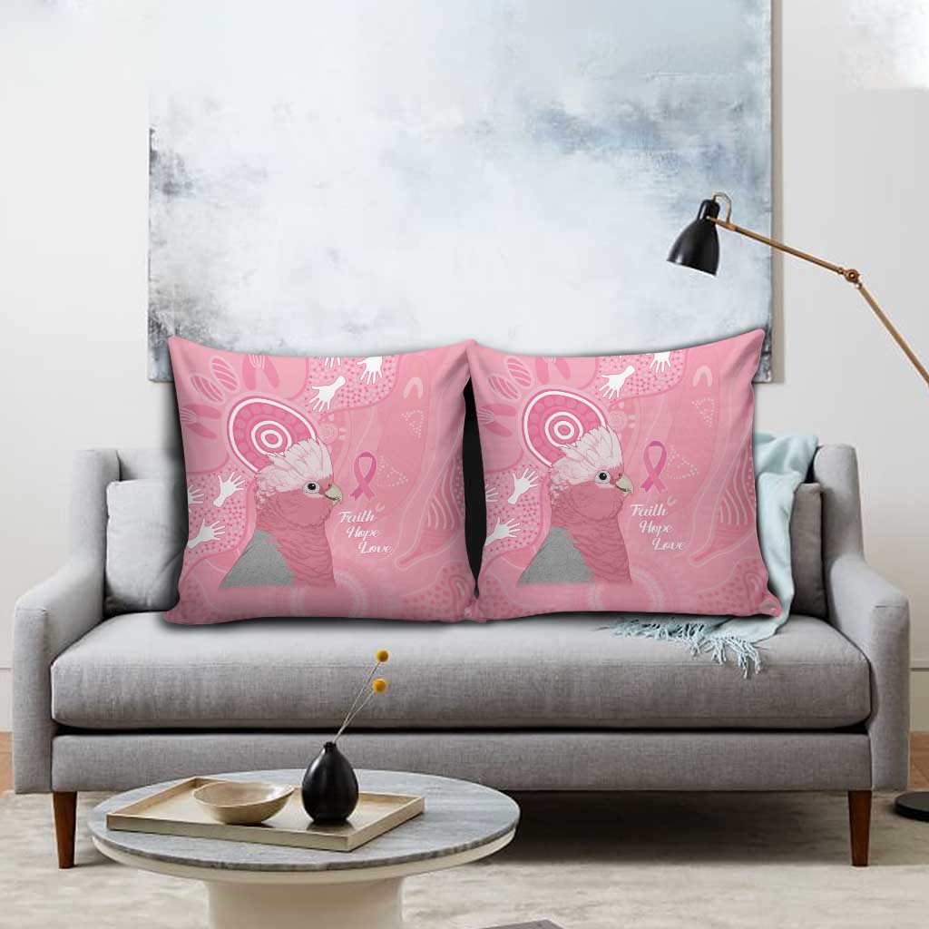 Australia Breast Cancer Awareness Pillow Cover Galah Faith Hope Love Pink Month - Aussie Hoodie