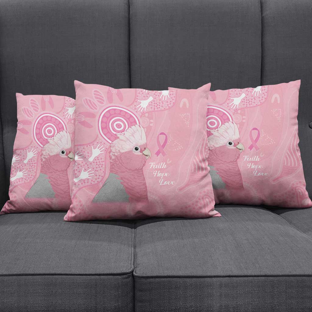 Australia Breast Cancer Awareness Pillow Cover Galah Faith Hope Love Pink Month - Aussie Hoodie