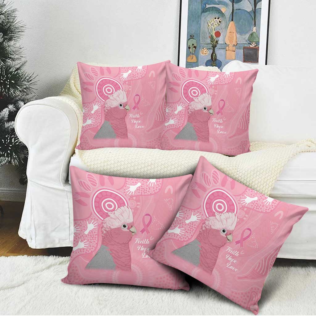 Australia Breast Cancer Awareness Pillow Cover Galah Faith Hope Love Pink Month - Aussie Hoodie