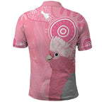 Australia Breast Cancer Awareness Polo Shirt Galah Faith Hope Love Pink Month - Aussie Hoodie