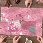 Australia Breast Cancer Awareness Puzzle Galah Faith Hope Love Pink Month - Aussie Hoodie