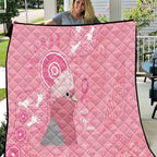 Australia Breast Cancer Awareness Quilt Galah Faith Hope Love Pink Month - Aussie Hoodie