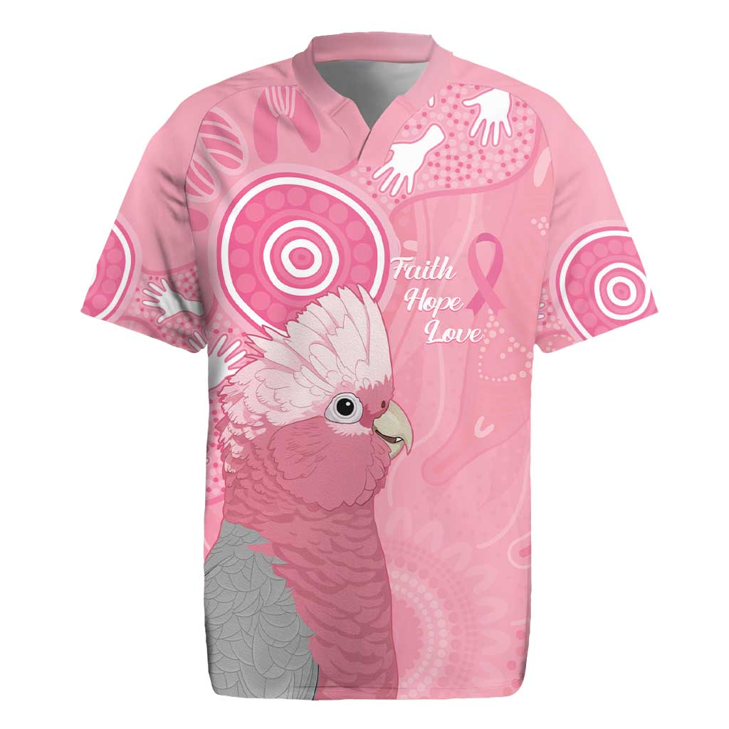 Australia Breast Cancer Awareness Rugby Jersey Galah Faith Hope Love Pink Month - Aussie Hoodie