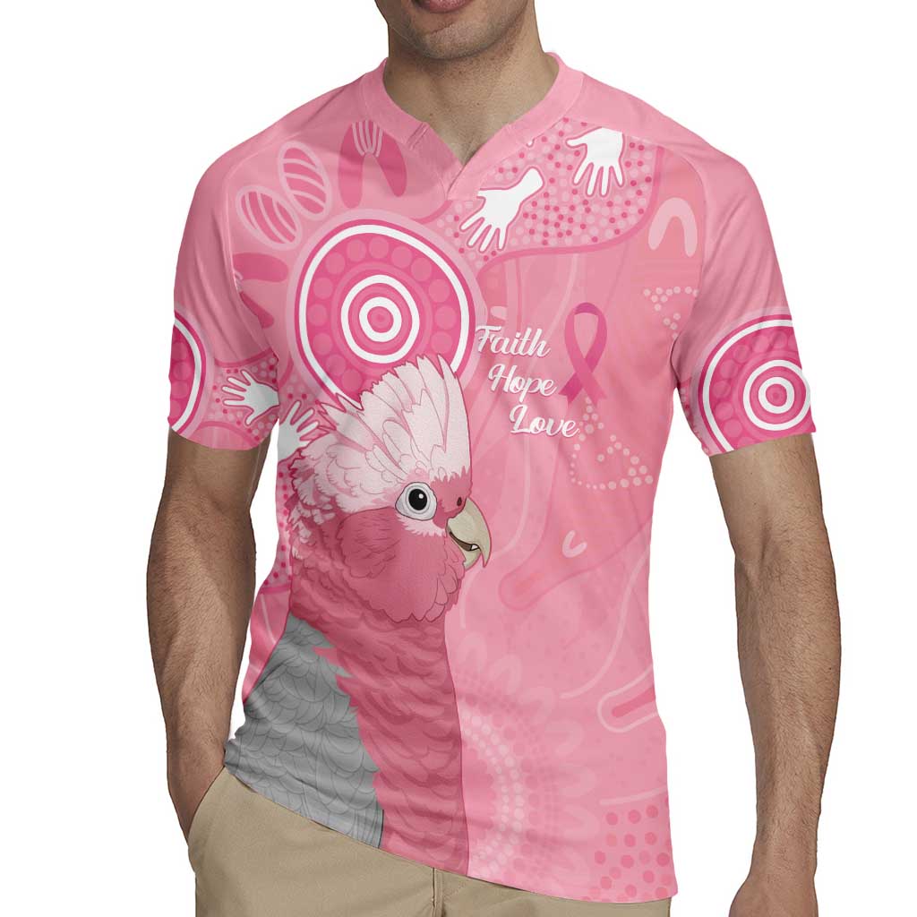 Australia Breast Cancer Awareness Rugby Jersey Galah Faith Hope Love Pink Month - Aussie Hoodie