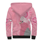 Australia Breast Cancer Awareness Sherpa Hoodie Galah Faith Hope Love Pink Month - Aussie Hoodie