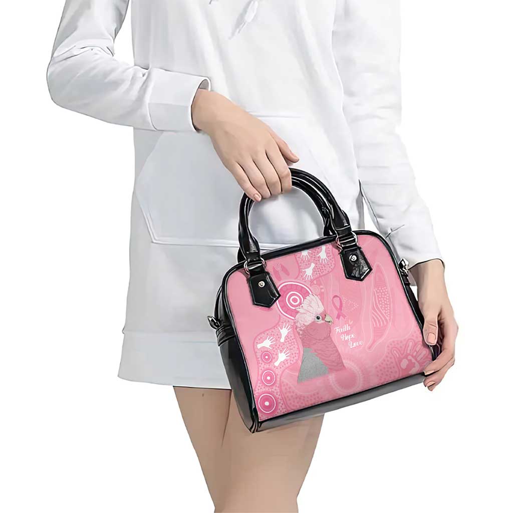 Australia Breast Cancer Awareness Shoulder Handbag Galah Faith Hope Love Pink Month - Aussie Hoodie