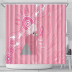 Australia Breast Cancer Awareness Shower Curtain Galah Faith Hope Love Pink Month - Aussie Hoodie