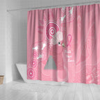Australia Breast Cancer Awareness Shower Curtain Galah Faith Hope Love Pink Month - Aussie Hoodie