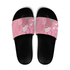 Australia Breast Cancer Awareness Slide Sandals Galah Faith Hope Love Pink Month - Aussie Hoodie
