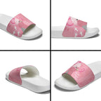Australia Breast Cancer Awareness Slide Sandals Galah Faith Hope Love Pink Month - Aussie Hoodie