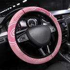 Australia Breast Cancer Awareness Steering Wheel Cover Galah Faith Hope Love Pink Month - Aussie Hoodie