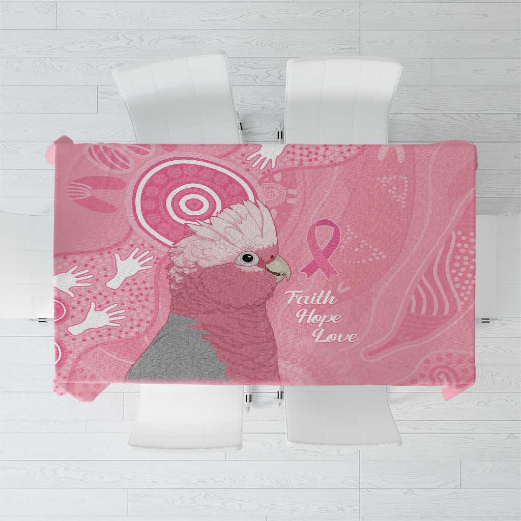 Australia Breast Cancer Awareness Tablecloth Galah Faith Hope Love Pink Month - Aussie Hoodie