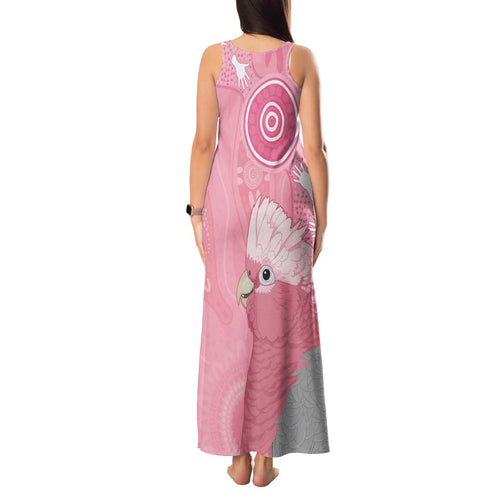 Australia Breast Cancer Awareness Tank Maxi Dress Galah Faith Hope Love Pink Month - Aussie Hoodie