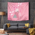 Australia Breast Cancer Awareness Tapestry Galah Faith Hope Love Pink Month - Aussie Hoodie