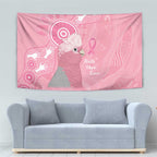 Australia Breast Cancer Awareness Tapestry Galah Faith Hope Love Pink Month - Aussie Hoodie