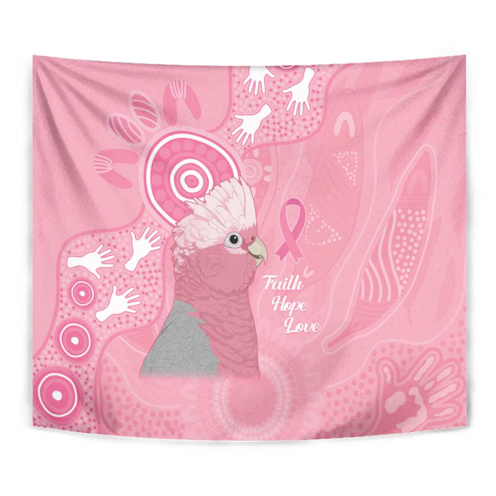 Australia Breast Cancer Awareness Tapestry Galah Faith Hope Love Pink Month - Aussie Hoodie
