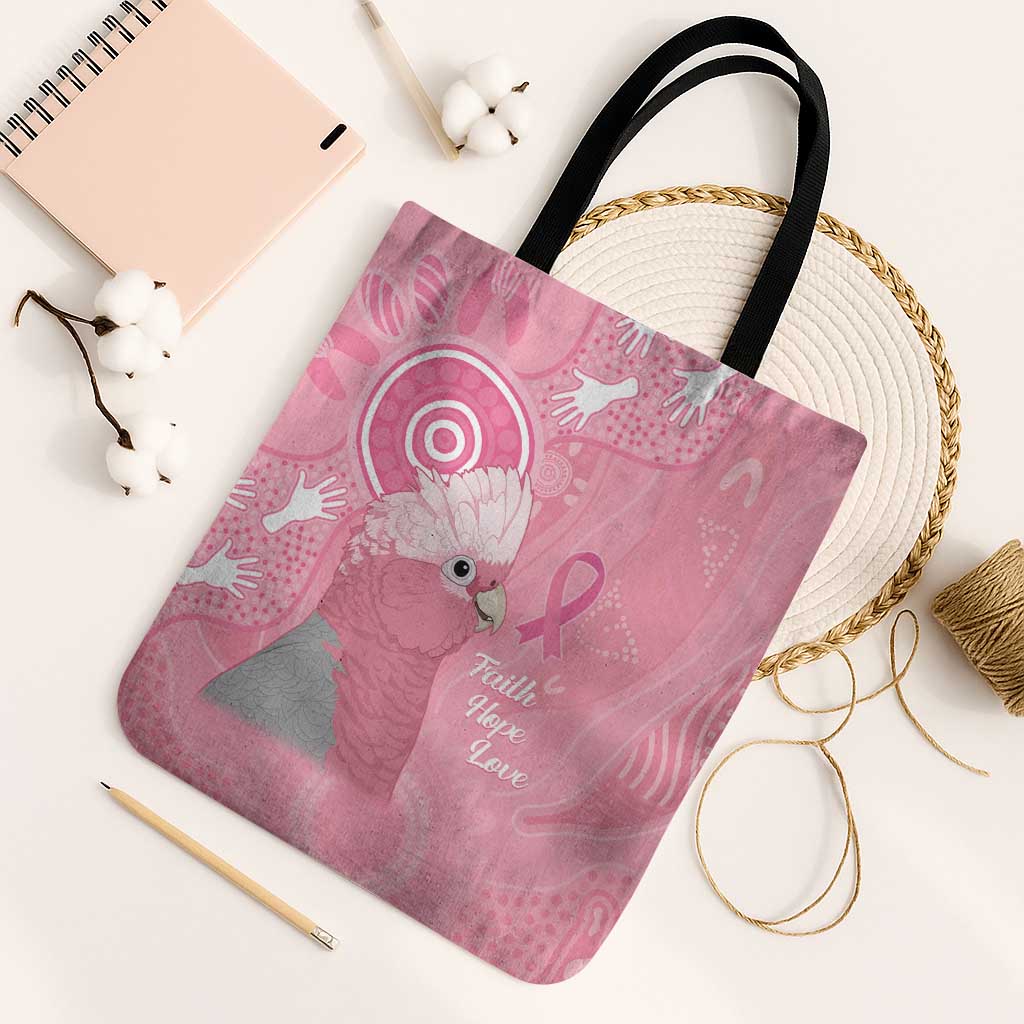 Australia Breast Cancer Awareness Tote Bag Galah Faith Hope Love Pink Month - Aussie Hoodie