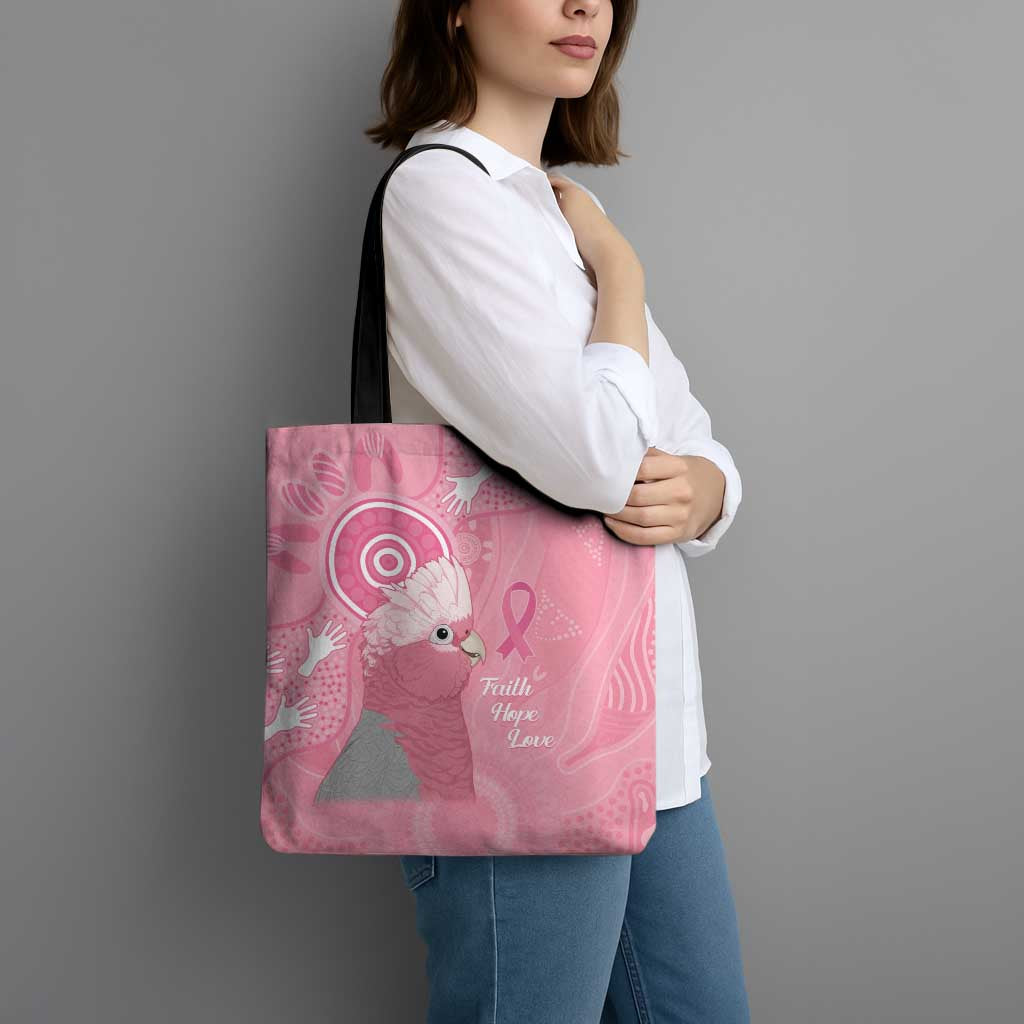 Australia Breast Cancer Awareness Tote Bag Galah Faith Hope Love Pink Month - Aussie Hoodie