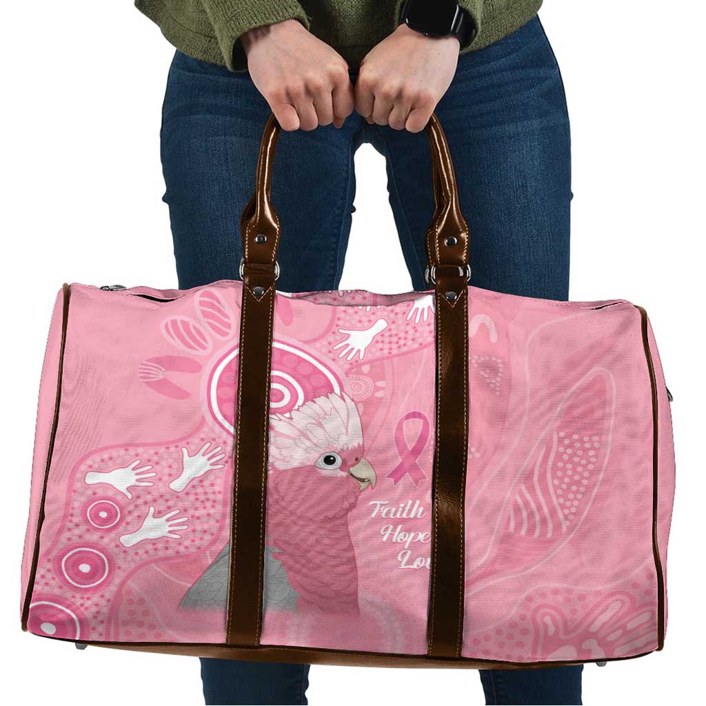 Australia Breast Cancer Awareness Travel Bag Galah Faith Hope Love Pink Month - Aussie Hoodie