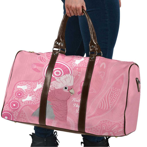 Australia Breast Cancer Awareness Travel Bag Galah Faith Hope Love Pink Month - Aussie Hoodie