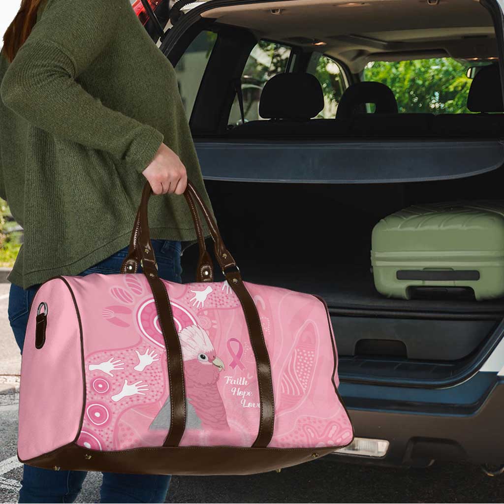 Australia Breast Cancer Awareness Travel Bag Galah Faith Hope Love Pink Month - Aussie Hoodie