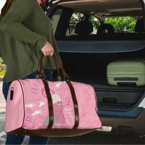 Australia Breast Cancer Awareness Travel Bag Galah Faith Hope Love Pink Month - Aussie Hoodie