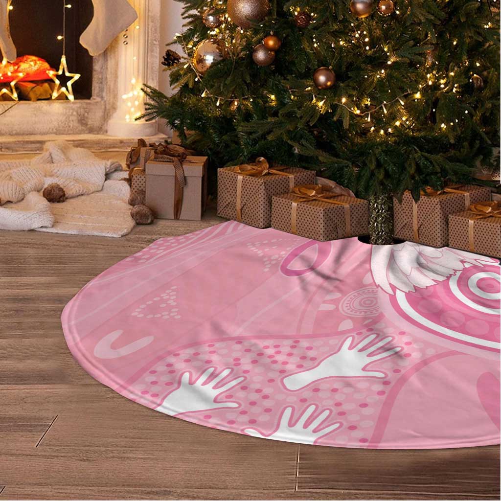 Australia Breast Cancer Awareness Tree Skirt Galah Faith Hope Love Pink Month - Aussie Hoodie