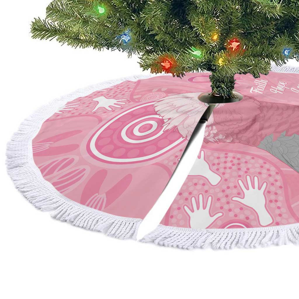 Australia Breast Cancer Awareness Tree Skirt Galah Faith Hope Love Pink Month - Aussie Hoodie
