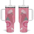 Australia Breast Cancer Awareness Tumbler With Handle Galah Faith Hope Love Pink Month - Aussie Hoodie