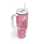 Australia Breast Cancer Awareness Tumbler With Handle Galah Faith Hope Love Pink Month - Aussie Hoodie