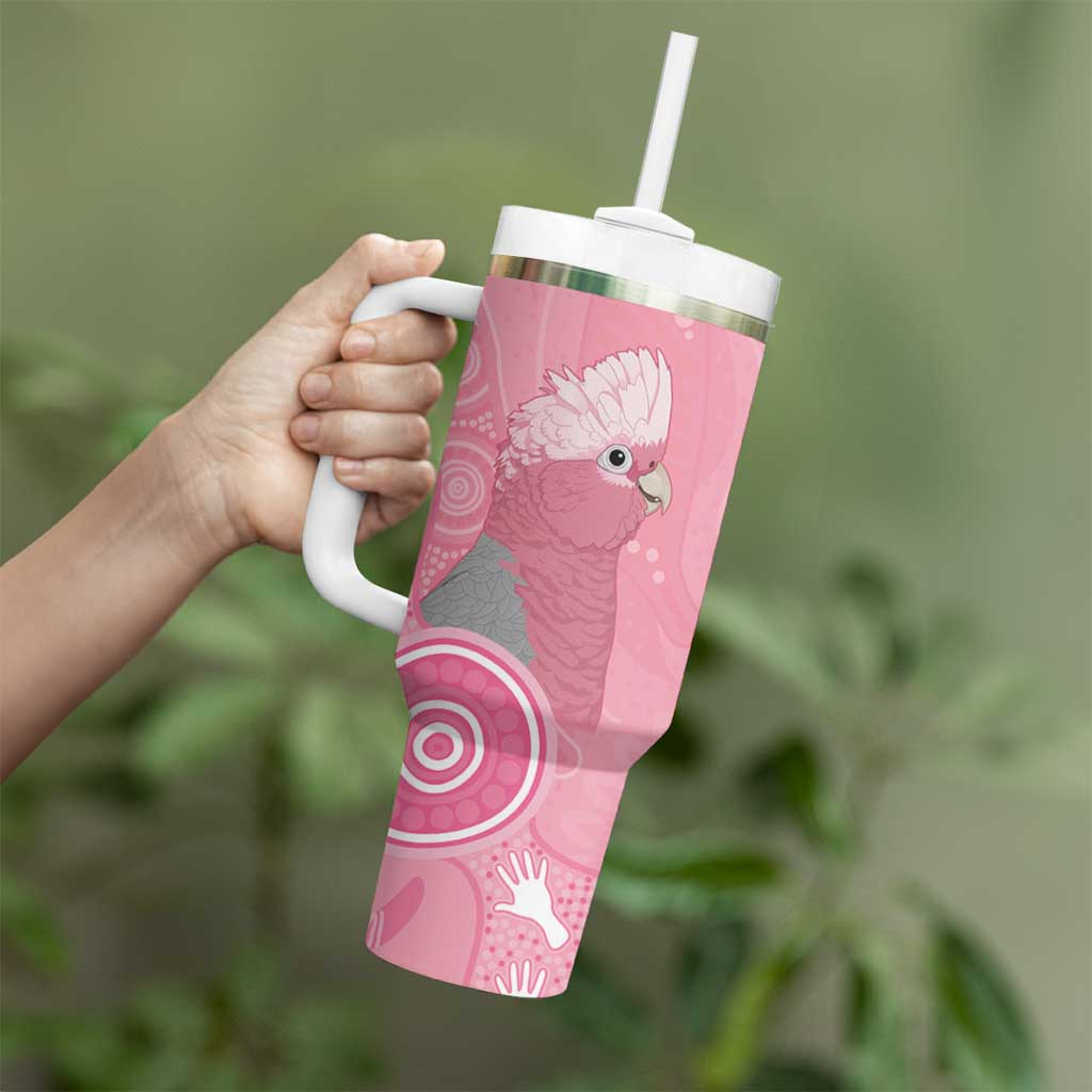 Australia Breast Cancer Awareness Tumbler With Handle Galah Faith Hope Love Pink Month - Aussie Hoodie