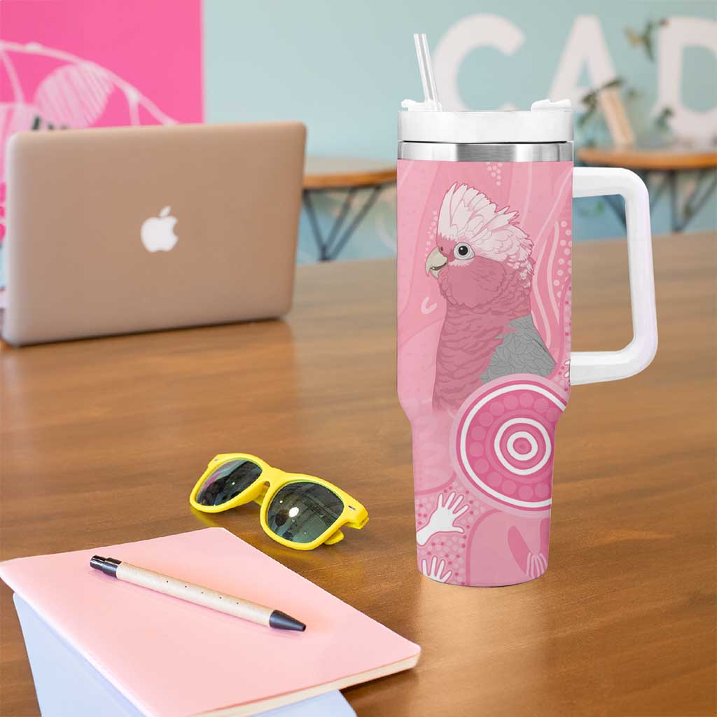 Australia Breast Cancer Awareness Tumbler With Handle Galah Faith Hope Love Pink Month - Aussie Hoodie