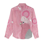 Australia Breast Cancer Awareness Women Casual Shirt Galah Faith Hope Love Pink Month - Aussie Hoodie